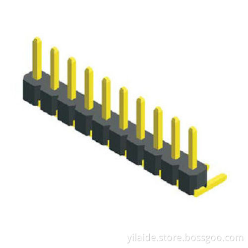 Pin Header with NY6T/LCP Types and 2.0mm Pitch